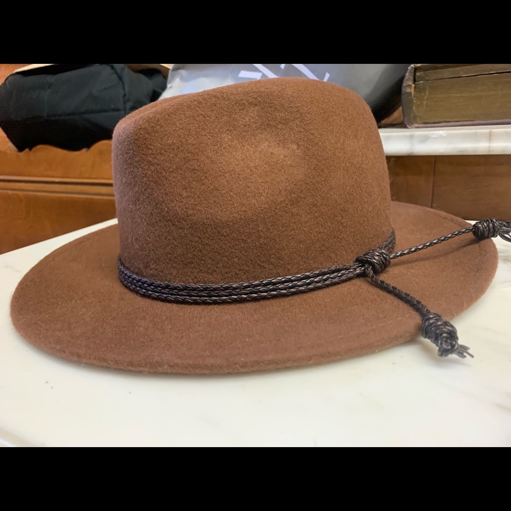 Boho brown hat